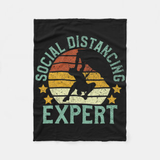 Rock Climbing Social Distancing Tee Climber Gift B Fleecedecke