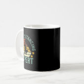 Rock Climbing Social Distancing Tee Climber Gift B Kaffeetasse (Vorderseite Links)