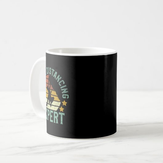 Rock Climbing Social Distancing Tee Climber Gift B Kaffeetasse (Vorderseite Links)