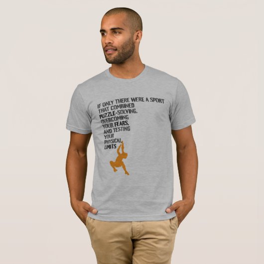 Rock Climbing T - Shirt (Vorne ganz)