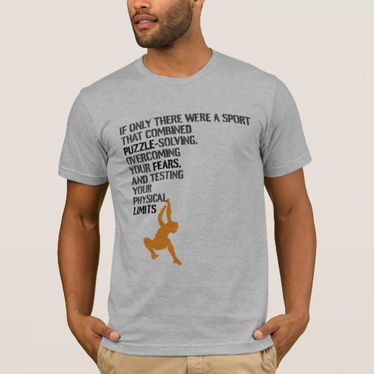 Rock Climbing T - Shirt (Vorderseite)