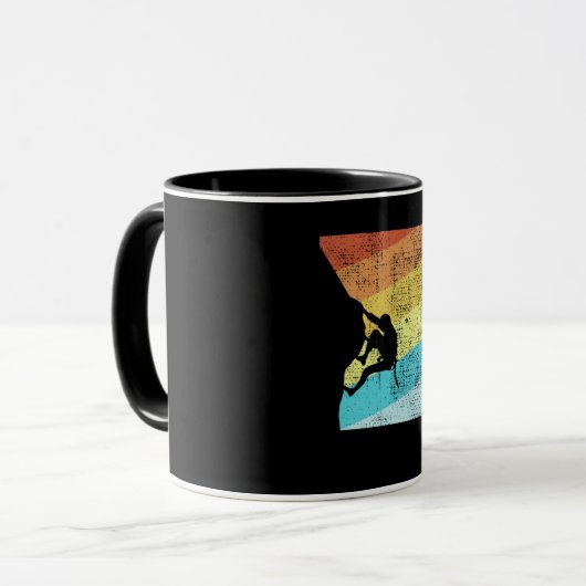 Rock Climbing Tasse (Vorderseite Links)