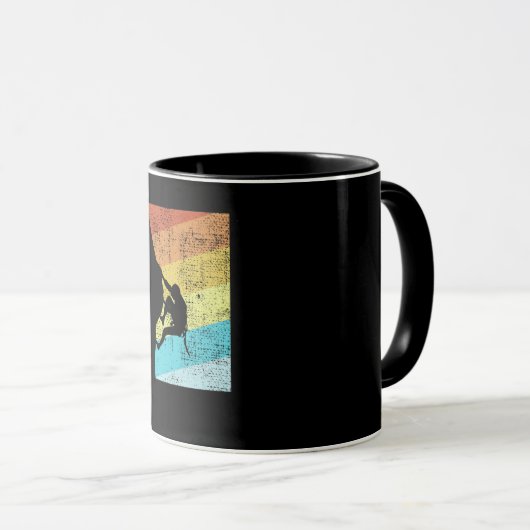 Rock Climbing Tasse (VorderseiteRechts)