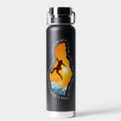 Rock Climbing | Trinkflasche (Rückseite)