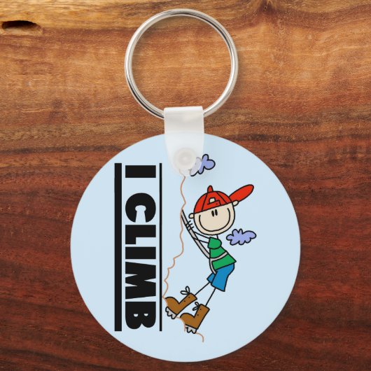 Rock Climbing Tshirts und Geschenke Schlüsselanhänger (Vorderseite)