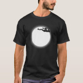 Rock Climbing und Vollmond T-Shirt (Vorderseite)