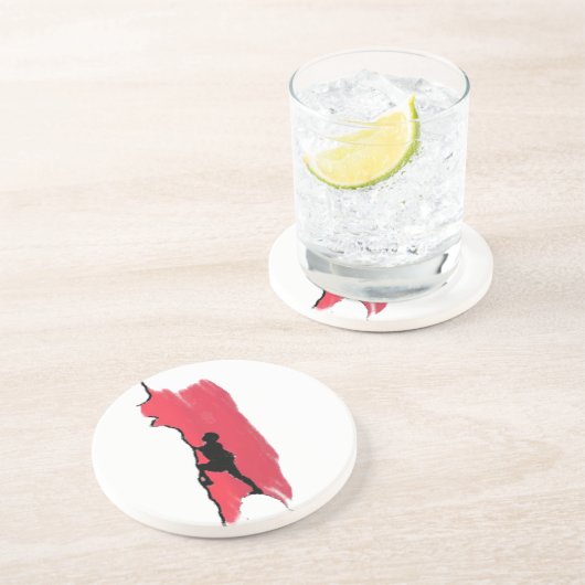 Rock Climbing Untersetzer (Seite)