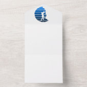 Rock Climbing Vater Bergsee-Zauber All In One Einladung (Innen Boden)