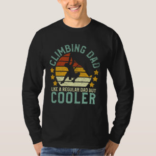 Rock Climbing Vater Bergsee-Zauber T-Shirt