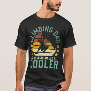 Rock Climbing Vater Bergsee-Zauber T-Shirt