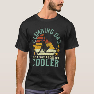 Rock Climbing Vater Bergsee-Zauber T-Shirt
