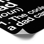 Rock Climbing Vater Definition Spaß Sport Poster (Ecke)