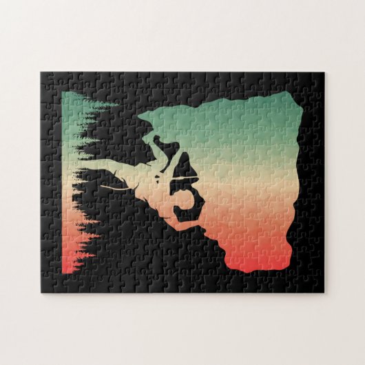 Rock Climbing Vintag Puzzle (Horizontal)