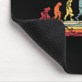 Rock Climbing Vintage Evolution Mousepad (Ecke)