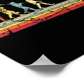 Rock Climbing Vintage Evolution Poster (Ecke)