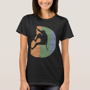 Rock Climbing Vintage Kletterer - Outdoor-Ausrüstu T-Shirt