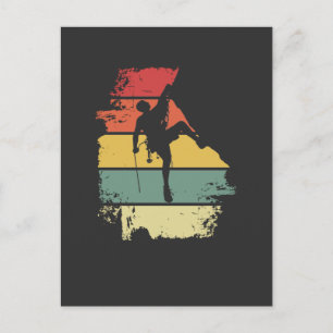 Rock Climbing Vintage Postkarte