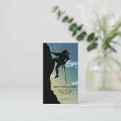 Rock Climbing Visitenkarte (Stehend Vorderseite)