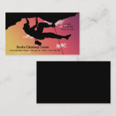 Rock Climbing Visitenkarte (Vorne/Hinten)