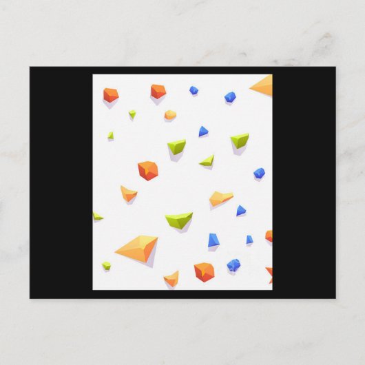 Rock Climbing Wall Grips Matts Ropes Bouldering Sp Postkarte (Vorderseite)