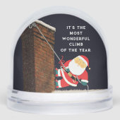 Rock Climbing Weihnachtsgeschenk Schneekugeln (Vorderseite)