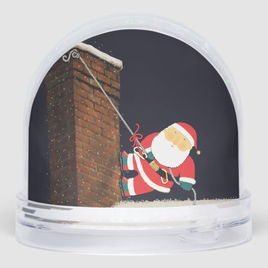 Rock Climbing Weihnachtsgeschenk Schneekugeln (Rückseite)