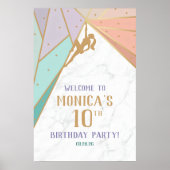 Rock Climbing Welcome Poster (Vorne)