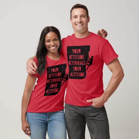 Rock Climbing Your Attitude Determines Your boy T-Shirt (Unisex)