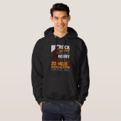 Rock Climbing Zombie Apokalypse Überleben Hoodie (Vorne ganz)
