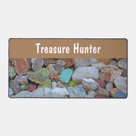 Rock Collection Rockhound Schatzsucher Schreibtischunterlage (Vorderseite)