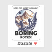 Rock Collections Mineral Collector Geology Aufkleber (Blatt)