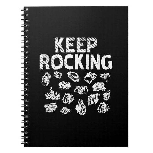 Rock Collector - Behalten Rocking Notizblock (Vorderseite)