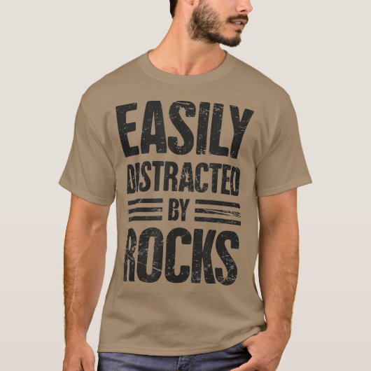 Rock Collector Geology Mineral Rockhounding T-Shirt (Vorderseite)