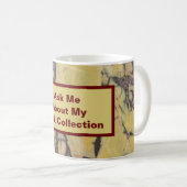 Rock Collector Humorroter Marmorstein Kaffeetasse (VorderseiteRechts)