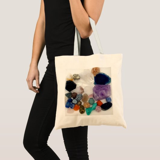 Rock Collectors Edelstone Tote Bag - Einmaliges Ge Tragetasche (Vorderseite (Produkt))