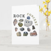 Rock Concert Karte (Gelbe Blume)