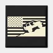Rock Crawler American Flag #USAPatriotGraphics © Magnet (Vorne)
