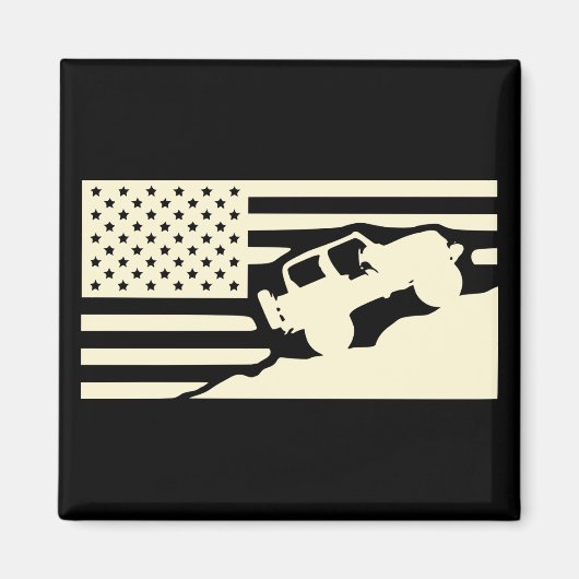 Rock Crawler American Flag #USAPatriotGraphics © Magnet (Vorne)