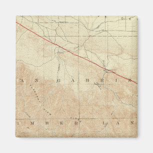 Rock Creek quadrangline zeigt San Andreas Rift Magnet