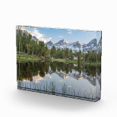 Rock- Creekschlucht-Sierra Berge u. Reflexion Fotoblock (Rechts)