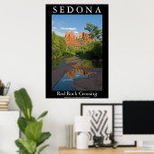 Rock Crossing in Sedona 4160 Poster (Heimbüro)