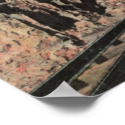 Rock Cut auf dem Mt. Tom Poster (Ecke)