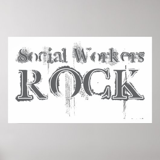 Rock der Sozialarbeiter Poster (Vorne)