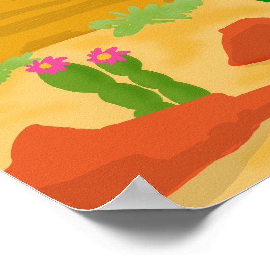 Rock Desert Poster (Ecke)