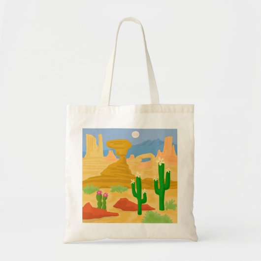 Rock Desert Tote Bag Tragetasche (Vorne)