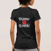 "Rock Diva, Divas Rock T - Shirt" - individuell an T-Shirt (Rückseite)