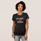 "Rock Diva, Divas Rock T - Shirt" - individuell an T-Shirt (Vorne ganz)