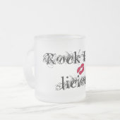 Rock Diva-licious! Mug Mattglastasse (Vorderseite Links)