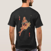 Rock-EinbrecherPinup T-Shirt (Rückseite)