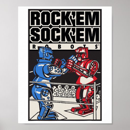 Rock em Sock em Roboter Boxring Poster (Vorne)